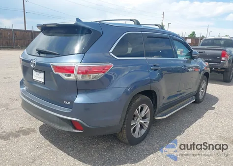 2014 Toyota Highlander Xle V6 from USA, damaged, VIN 5TDKKRFH4ES014041